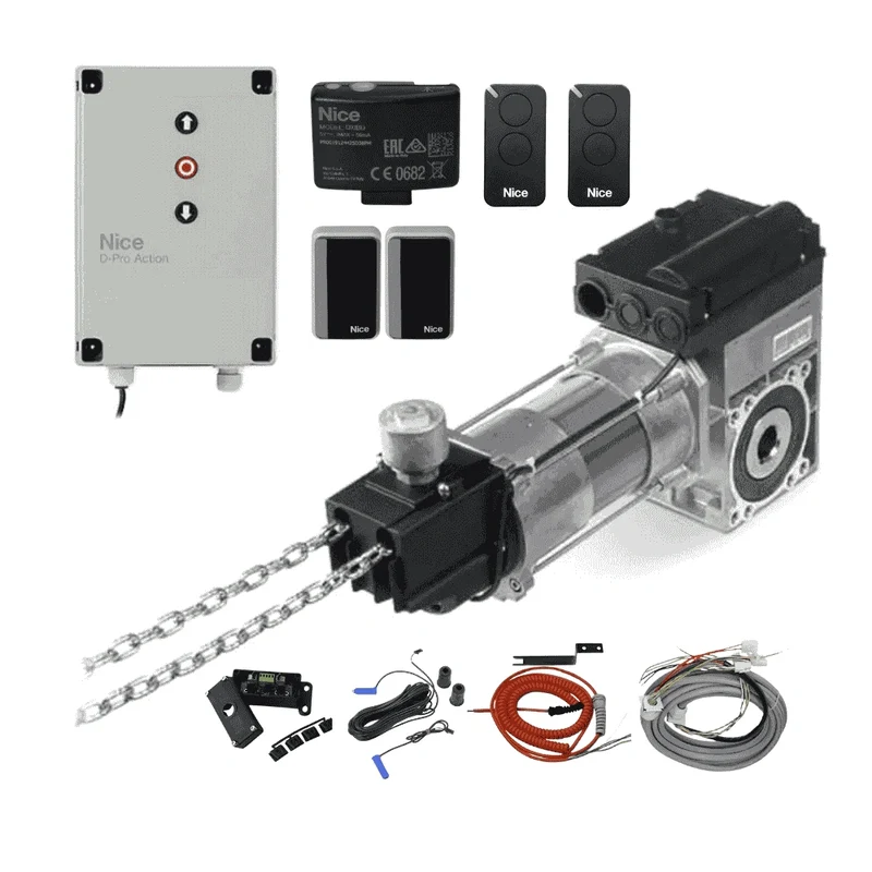 Nice SD100 24 Seksiyonel Kapı Motoru (D-PRO Action ve Alıcılı Full Set)