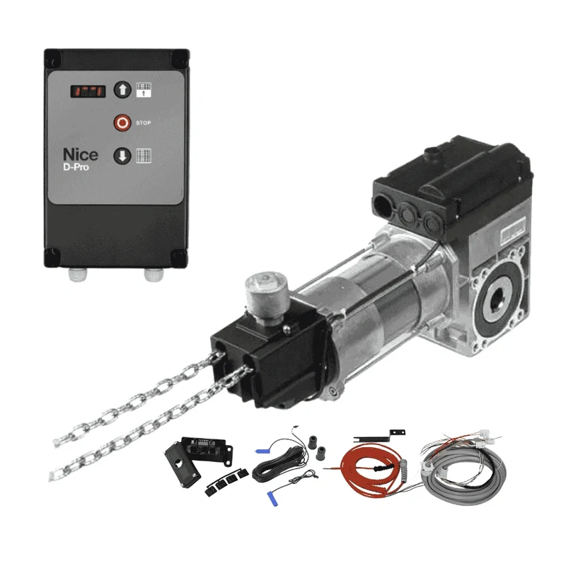 Nice SD140 20 EL Seksiyonel Kapı Motoru (D-PRO Automatic ve Opto Sensör Kit)