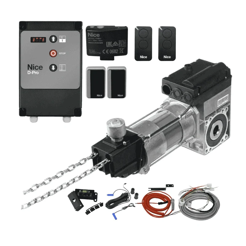 Nice SD100 24 Seksiyonel Kapı Motoru (D-PRO Automatic ve Alıcılı Full Set)